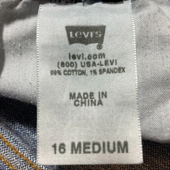 NWOT Levi’s 515 Boot Cut Denim Jeans 16 M - Picture 8 of 15